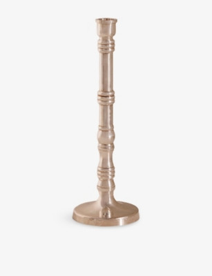 Stiden Medium Silver-Plated Brass Candleholder | Selfridges