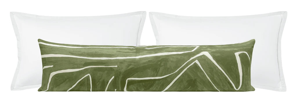 THE XL LUMBAR :: GRAFFITO // FERN | LITTLE DESIGN COMPANY