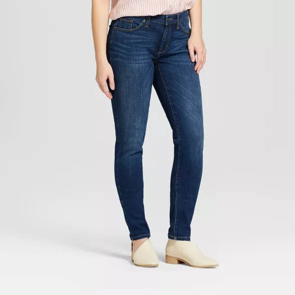 Women's Mid-Rise Curvy Skinny Jeans - Universal Thread™ Dark Wash | Target