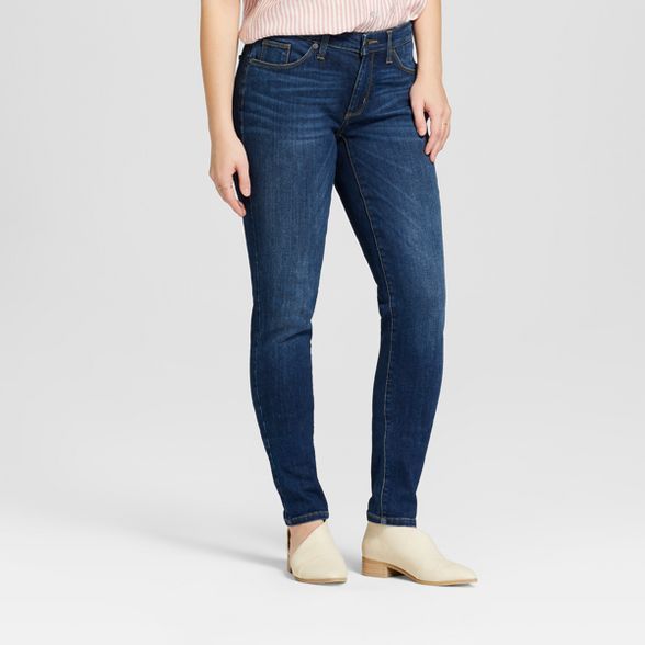 Women's Mid-Rise Curvy Skinny Jeans - Universal Thread™ Dark Wash | Target