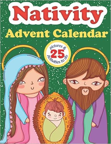 Nativity Advent Calendar: Religious Advent Calendar Coloring Book for Christian Toddlers and Kids... | Amazon (US)