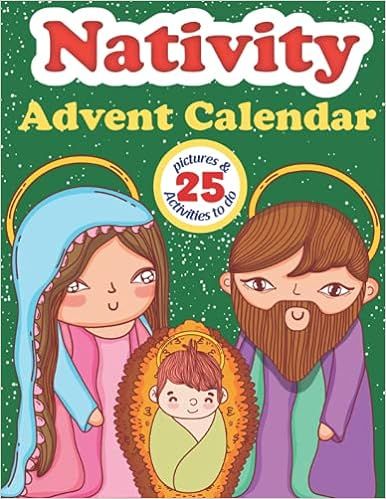 Nativity Advent Calendar: Religious Advent Calendar Coloring Book for Christian Toddlers and Kids... | Amazon (US)