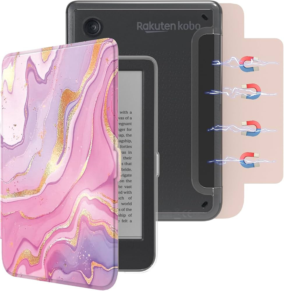 E NET-CASE Detachable Magnetic Case for 6" Kobo Clara Colour (2024) /Clara BW(2024) /2E(2022) eRe... | Amazon (US)