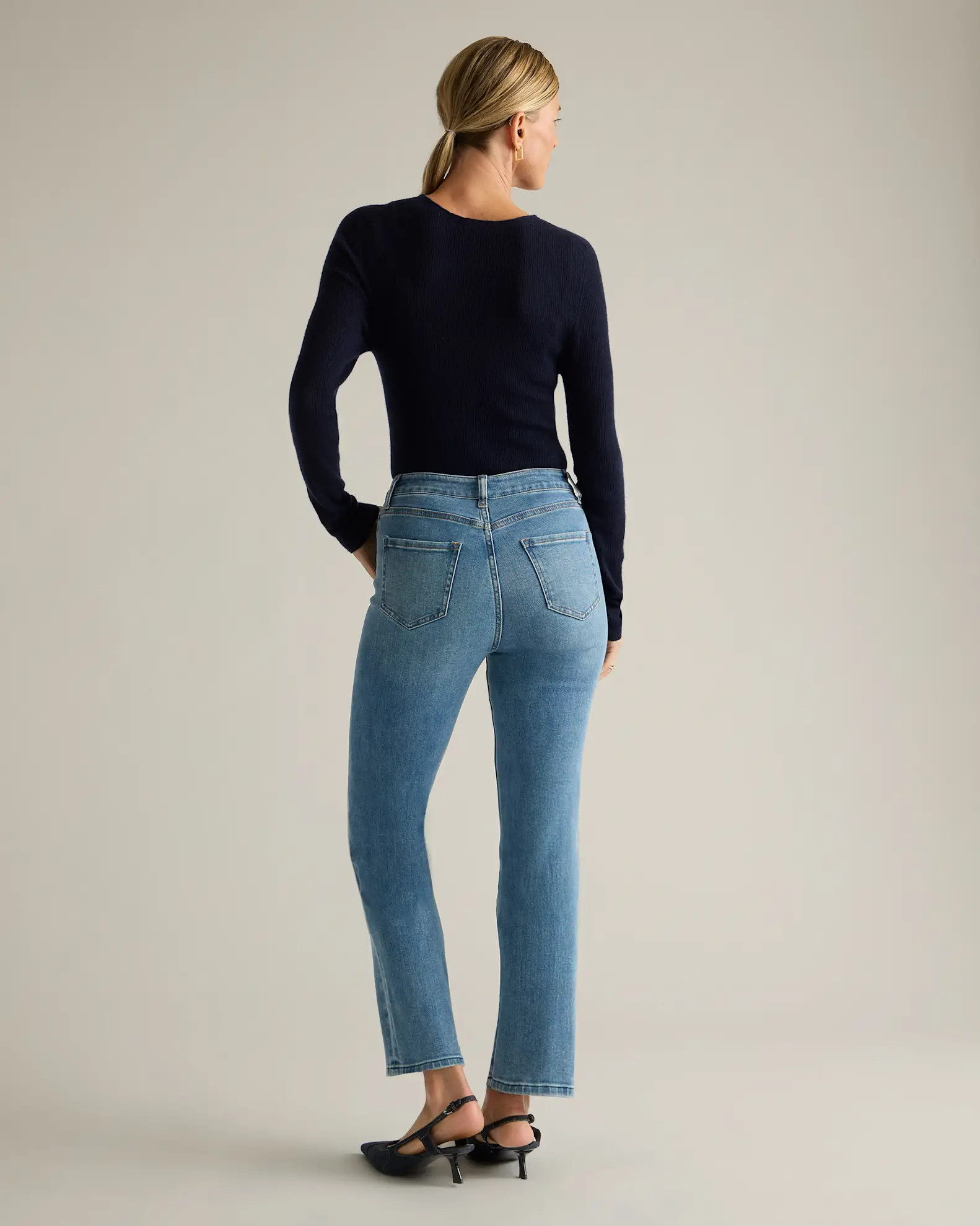 Bella Stretch Straight Jeans | Quince
