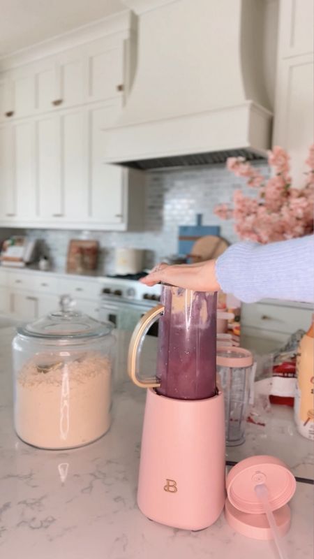 Let’s make my morning superfood smoothie together! I found these perfect little prepackaged, organic, frozen superfood smoothie blends @costco and this pretty pink blender is under $50 😱. Between the cute blender and the ease of these prepackaged smoothie blends, it’s holding me accountable to my morning smoothie routine! I love that it turns into a to-go cup so I can bring it with me! Are you a smoothie girl? What do you put in yours? 

*Note to self - next time add protein powder at the end for better blending results 💗

Pretty pink blender is linked in my LTK shop - It’s out of stock in this color at Walmart but I found it elsewhere online! Tap the link in my profile to shop it!

Or use this direct url >> 

#LTKhome #LTKfindsunder50 #LTKsalealert