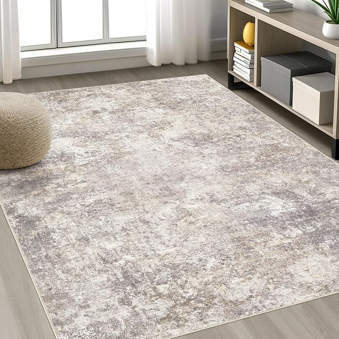 Area Rug 5x7 Abstract Modern Low Pile Carpet Rugs for Living Room Bedroom Dining Room Home Office | Amazon (CA)