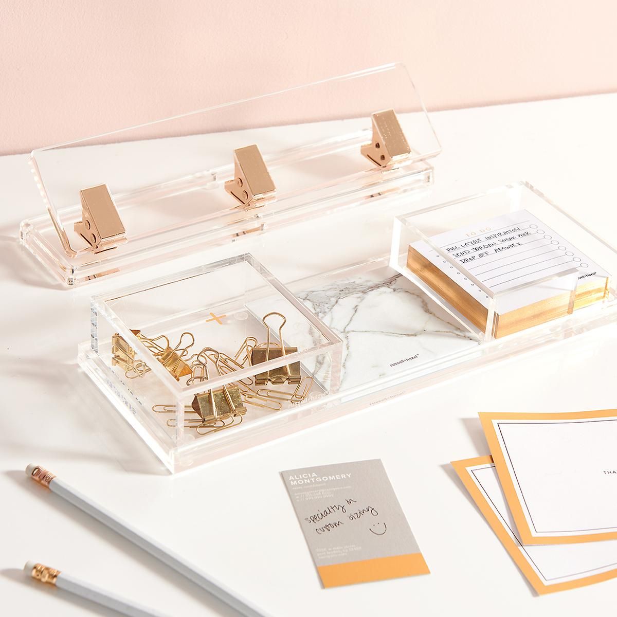Russell + Hazel Acrylic Box with Lid | The Container Store