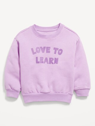 Long-Sleeve Graphic Sweatshirt for Toddler Girls | Old Navy | Old Navy (US)