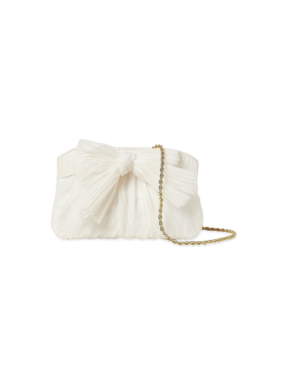 Mini Pleated Bow Frame Clutch | Saks Fifth Avenue