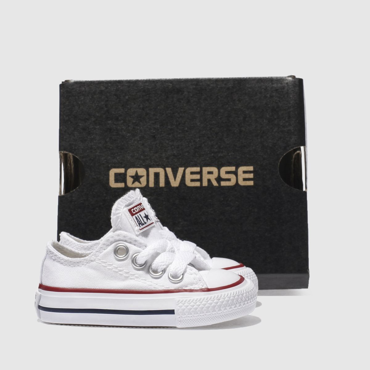 Kids Toddler White Converse All Star Lo Trainers | schuh | Schuh