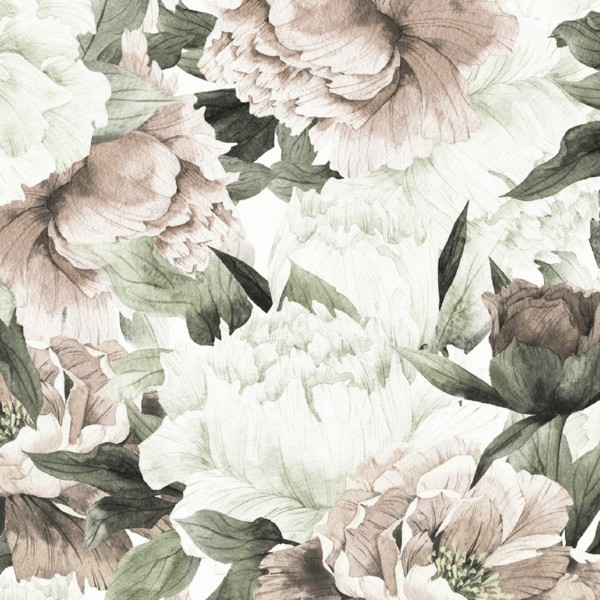 Blush Floral Wallpaper Mural | Project Nursery
