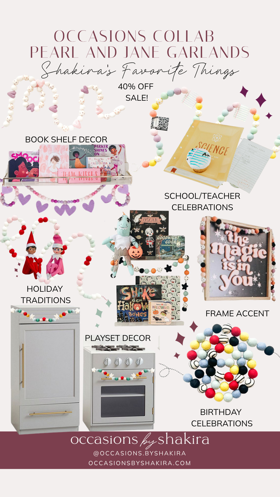 40% OFF felt garlands at Pearl and Jane!  

 

#LTKmomlife #LTKHome #LTKKids