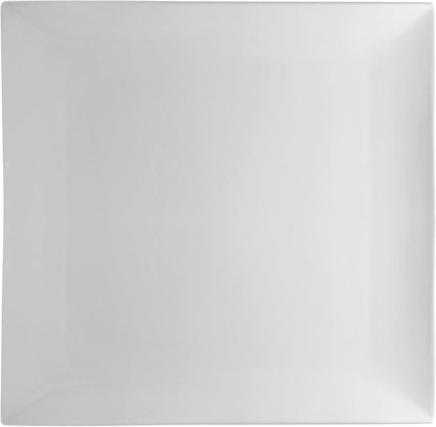 10 Strawberry Street Whittier 14" Coupe Square Platter, White | Amazon (US)