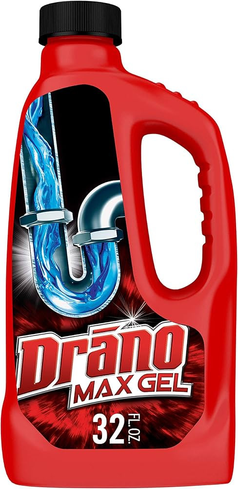 Drano Max Gel Drain Clog Remover and Cleaner for Shower or Sink Drains, Unclogs and Removes Hair,... | Amazon (US)