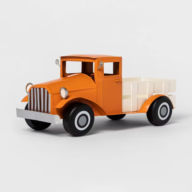 Harvest Orange Metal Truck Decorative Prop - Hyde & EEK! Boutique™ | Target