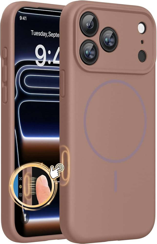 Miracase Magnetic for iPhone 17 Pro Max Case, Compatible with MagSafe, Integrated Silicone Camera... | Amazon (US)