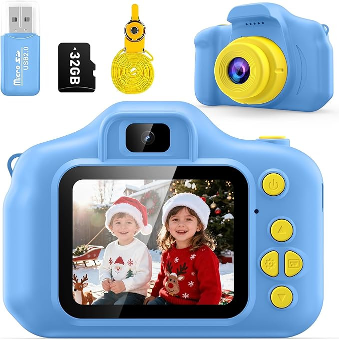 Desuccus Kids Camera Toys Christmas Birthday Gifts for Boys and Girls Kids Toys 3 4 5 6 7 8 9 Yea... | Amazon (US)