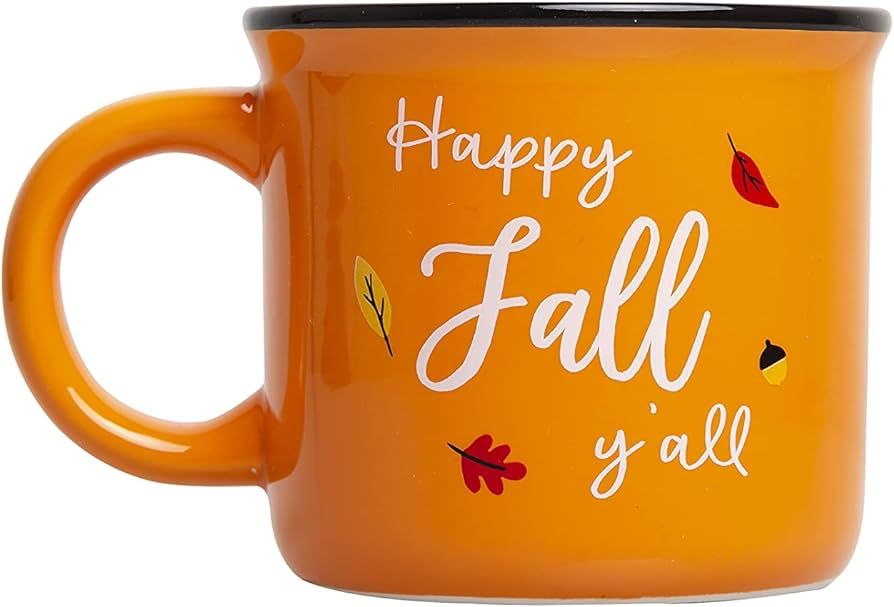 Pearhead Happy Fall Y'all Mug, Autumn Coffee Mug, Home Dećor Accessories, Orange, 15oz, Fall Kit... | Amazon (US)