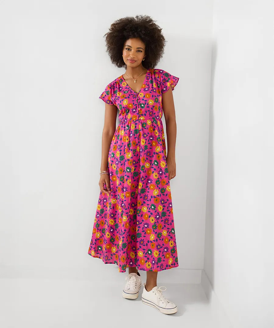 Funtime Floral Cotton Dress | Joe Browns
