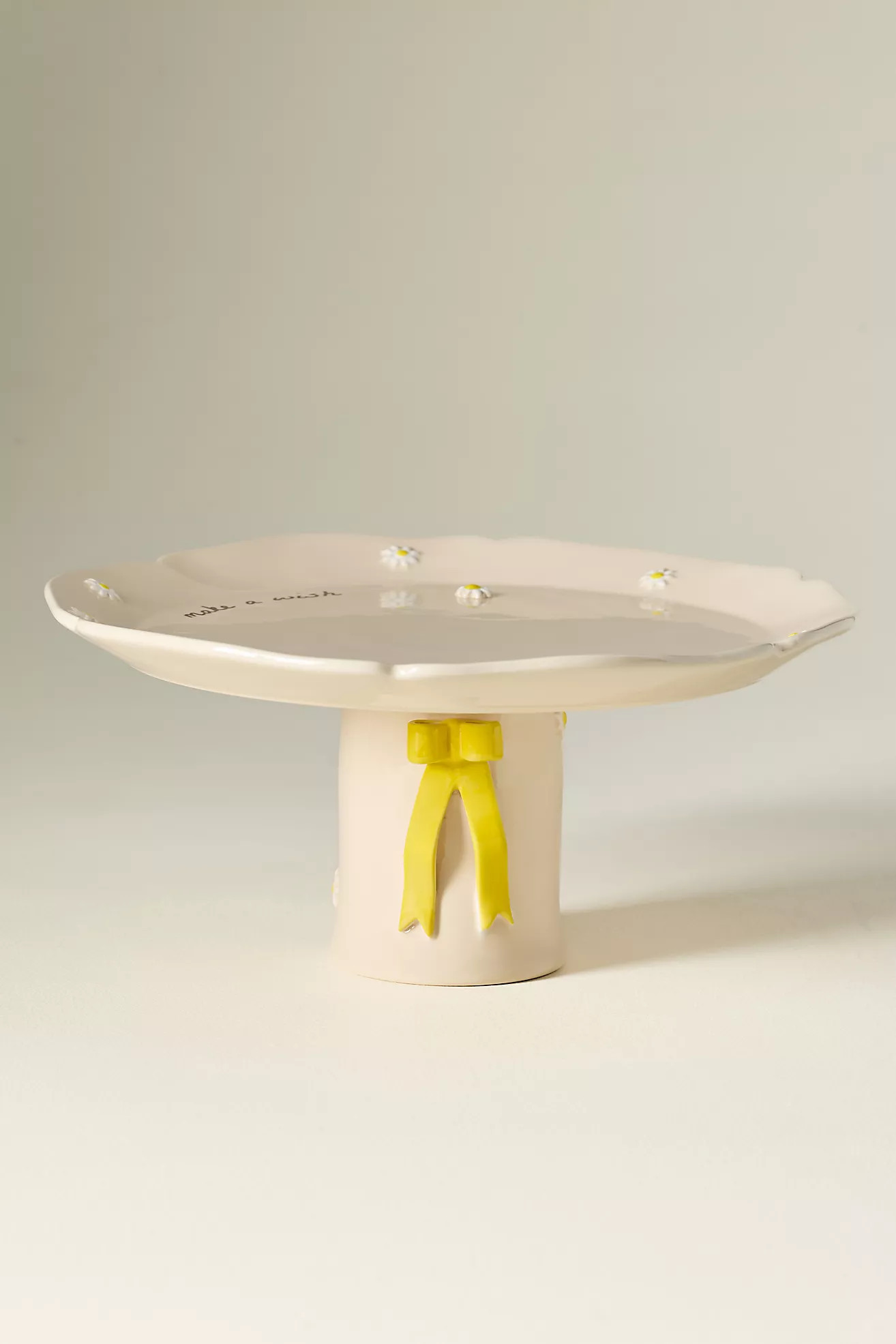naetive Stoneware Birthday Cake Stand | Anthropologie (US)