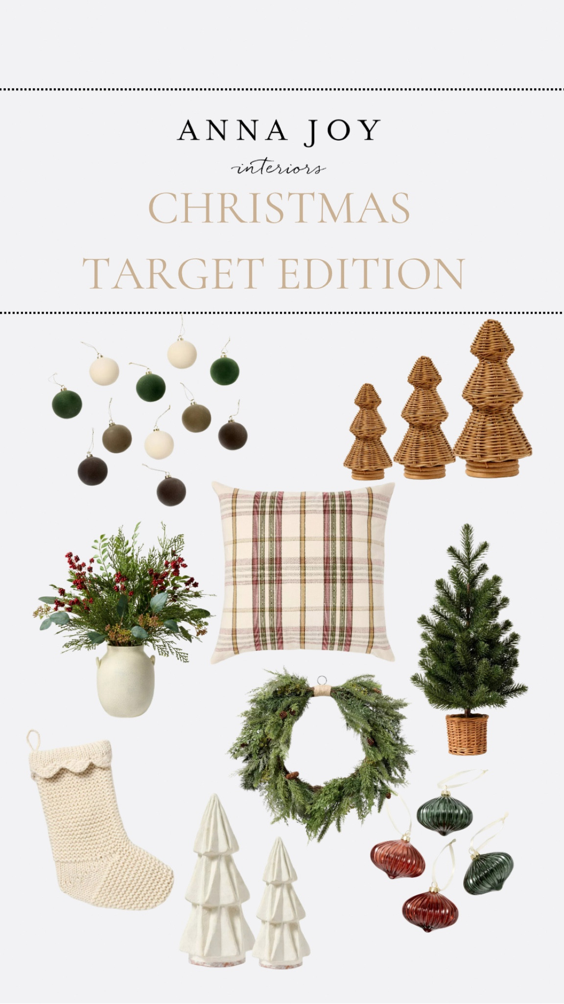 Neutral Christmas finds at Target ✨

#LTKHome #LTKSeasonal #LTKHoliday