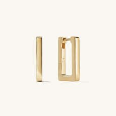 Block Large Hoops - $98 | Mejuri (Global)