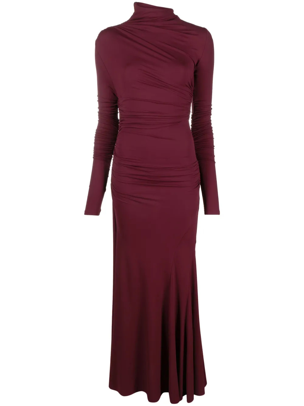 TOVE Gerafftes Africa Maxikleid | Rot | FARFETCH AT | Farfetch Global