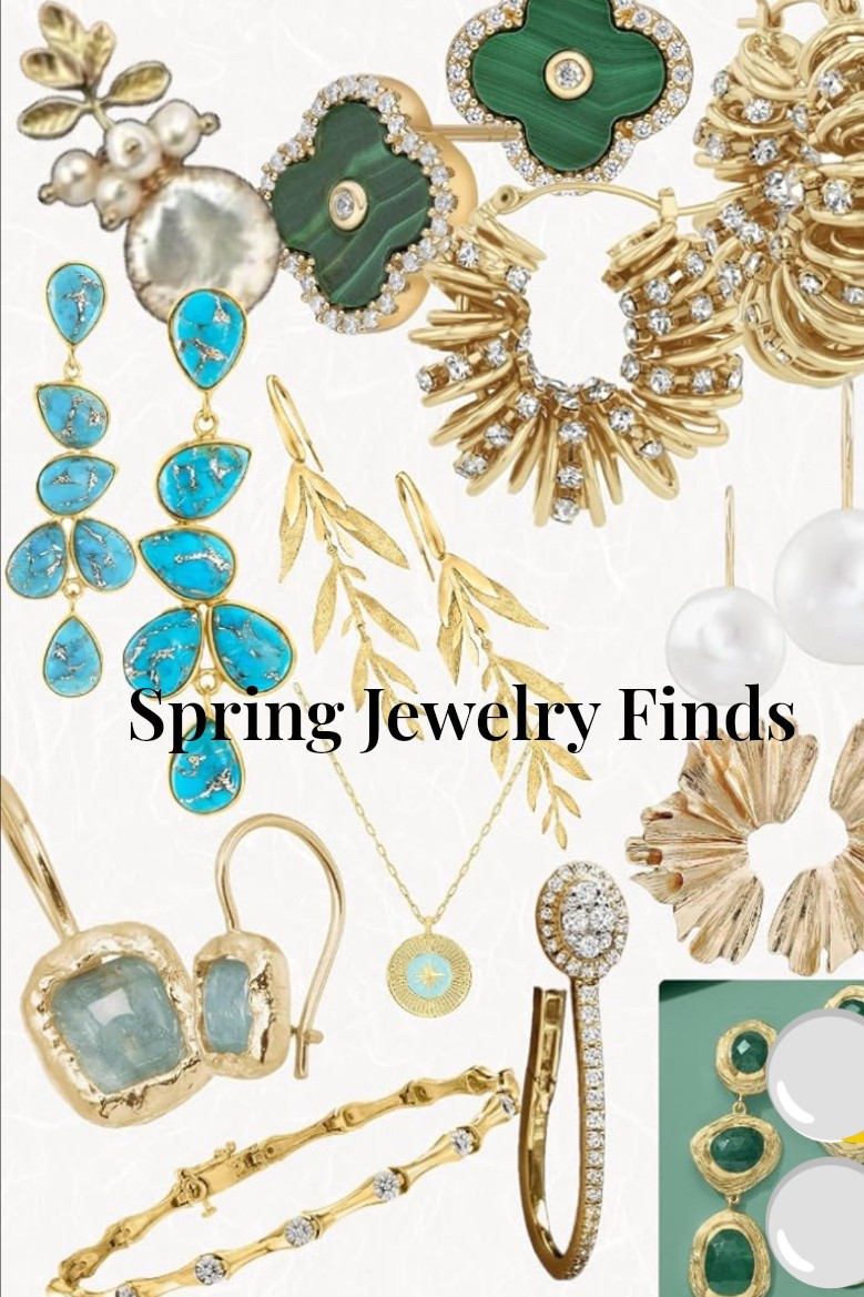 Spring Jewelry Finds

Beautiful statement earrings, 
Gorgeous stones, colors 

dainty bracelets 


#LTKspring #LTKhaul #LTKOver40