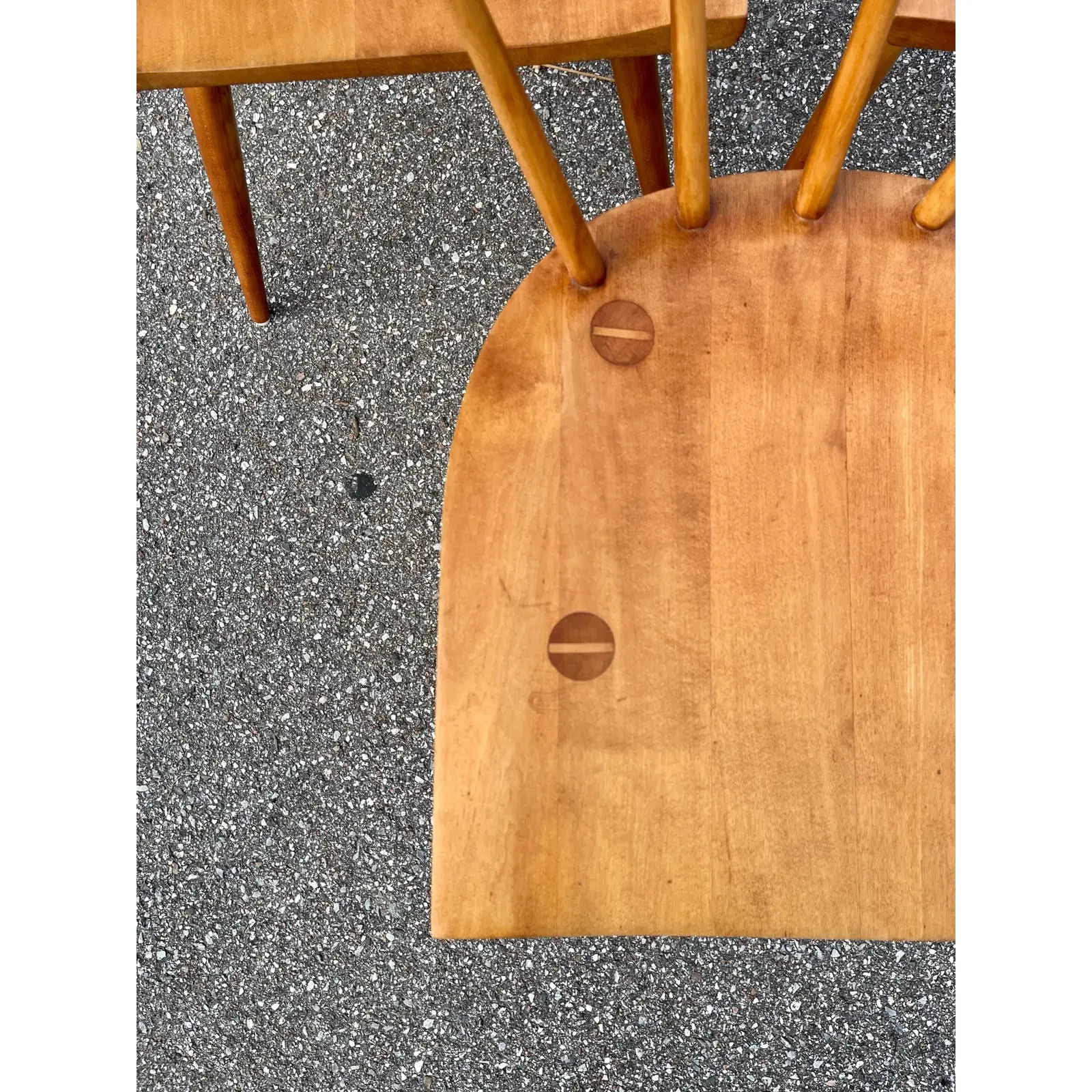 Classic Spindle-Back Maple Dining Chairs by Paul McCobb for Planner Group - Set of Four | Chairish