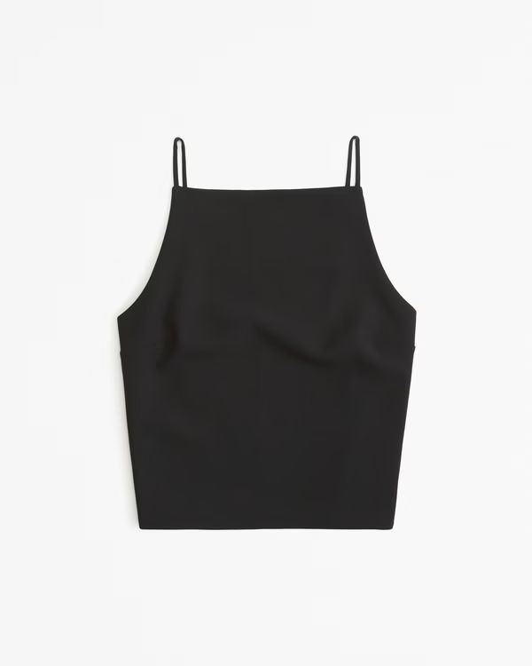 Crepe Shell Top | Abercrombie & Fitch (US)