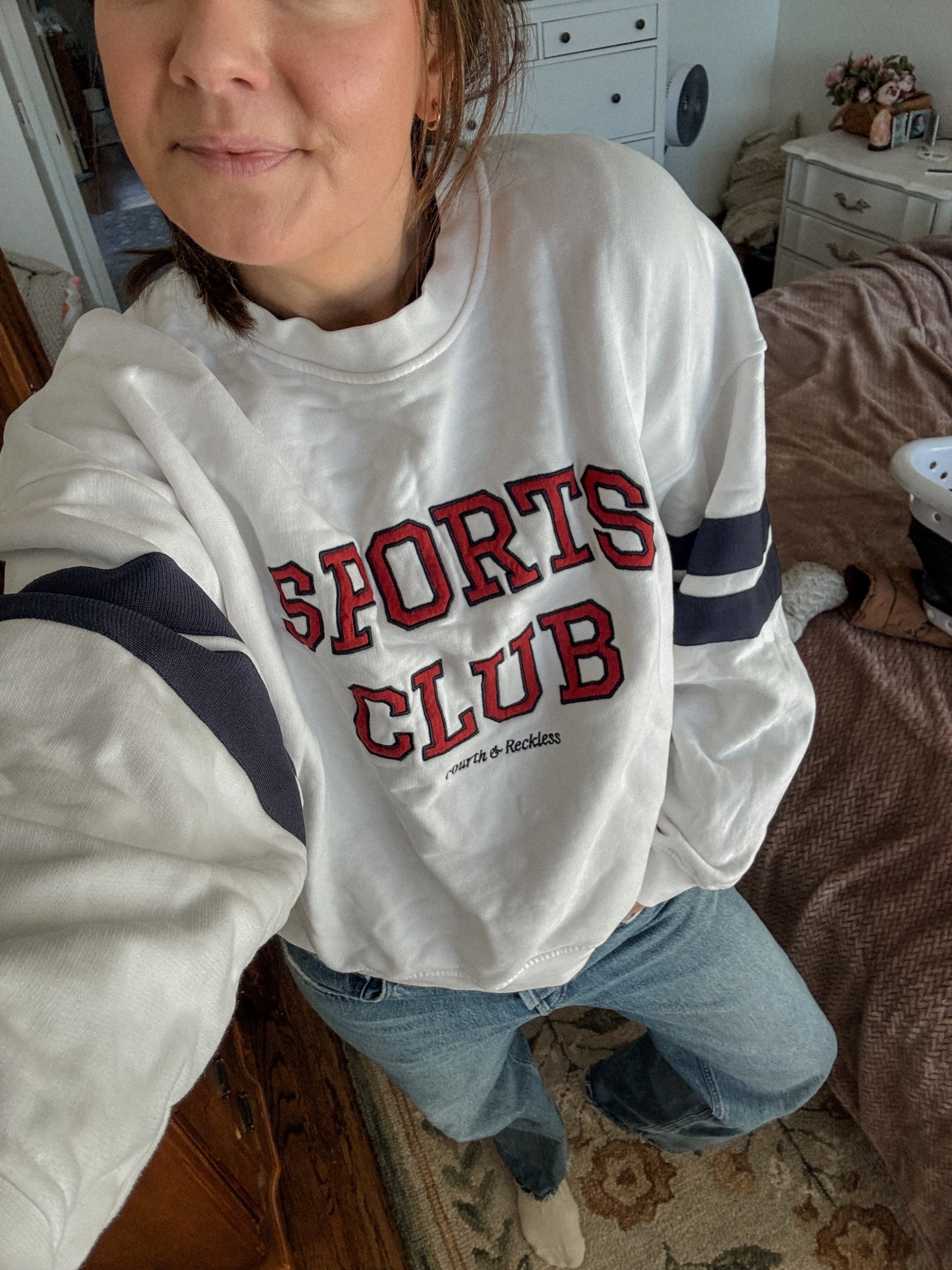 Loving this cute Sporta Club sweatshirt- so fun, and perfect for any and all sporting events this season! 🙌🏻😍 I’m in the medium. Fits true to size.

#LTKootd #LTKSaleAlert #LTKdayinmylife