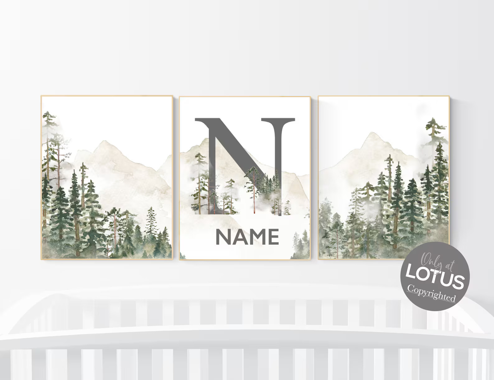 Nursery decor mountain, nursery wall art, tree nursery decor, adventure theme nursery, forest, sa... | Etsy (US)