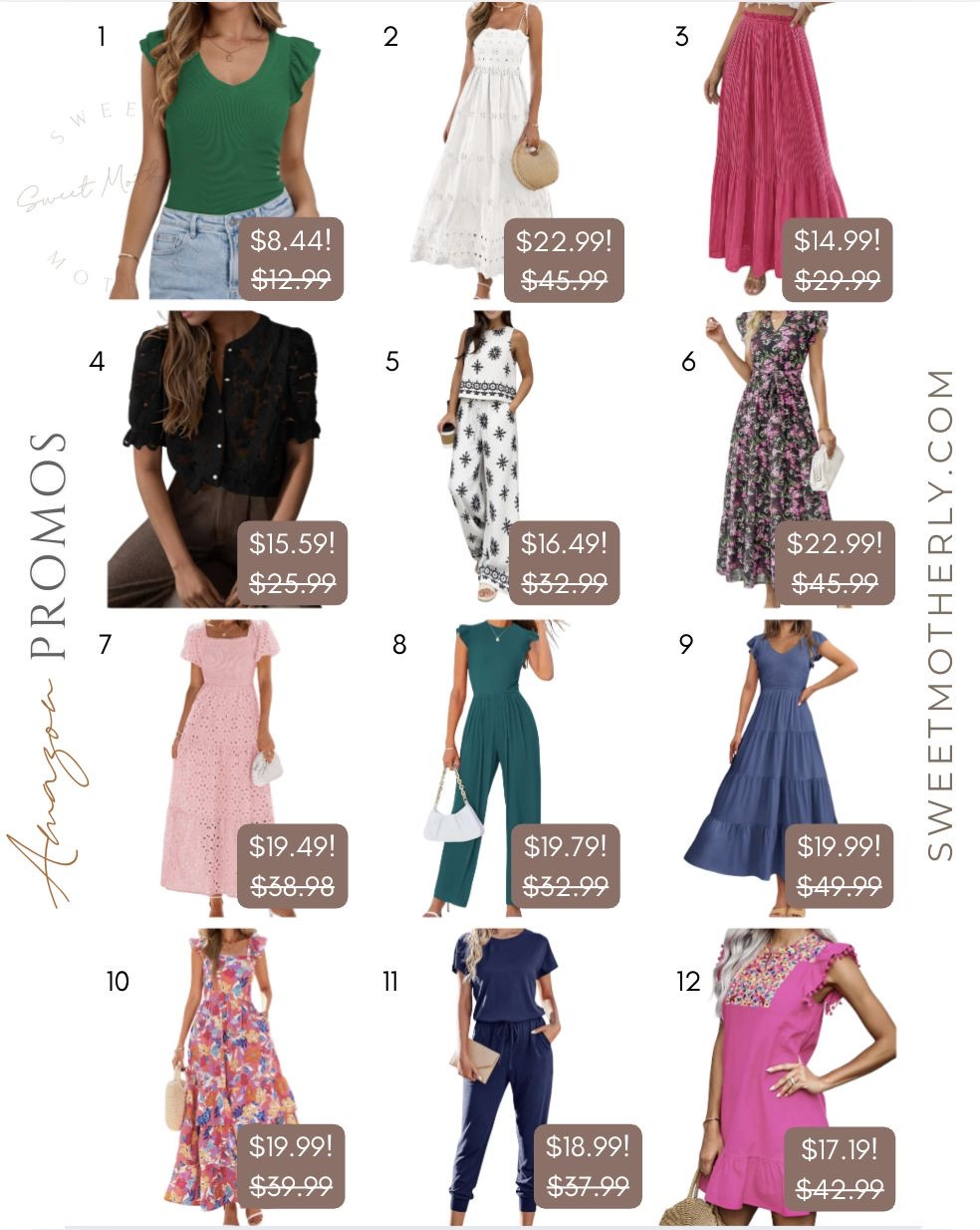 Amazon women’s fashion deals

spring dresses and flowy midi styles
lightweight denim jackets and layering pieces
linen pants and breezy matching sets
pastel activewear and athleisure outfits
spring brunch outfits and casual chic looks
neutral sneakers and everyday sandals
floral blouses and feminine tops
oversized button downs and relaxed tailoring
coastal inspired spring outfits
gold jewelry and minimalist accessories

#LTKootd #LTKSeasonal #LTKSaleAlert