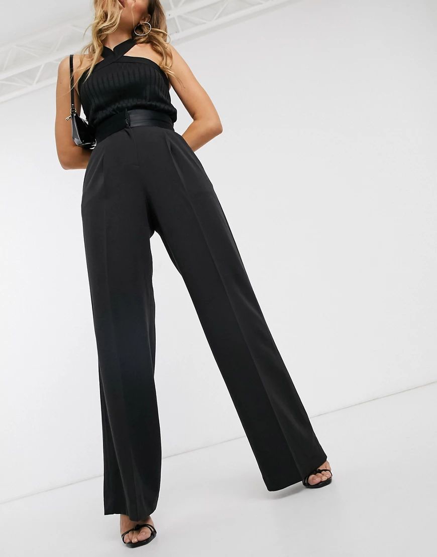 French Connection tuxedo trousers-Black | ASOS (Global)
