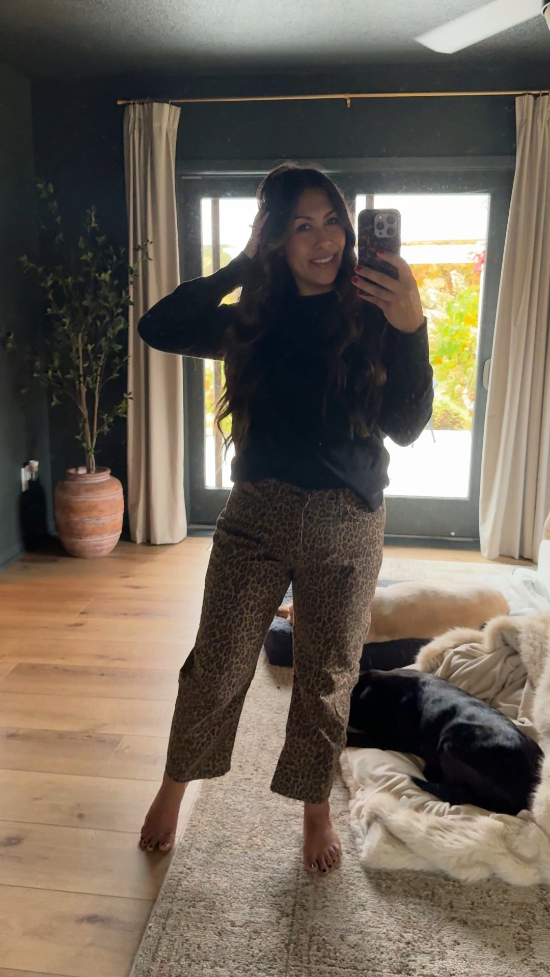 Get ready, friends — we’re going shopping! 🛍️
Today’s shopping outfit of the day is giving comfy, cute, and casual! I’m absolutely loving these barrel Jeanne printed pants — they’re so fun to style and perfect for a winter outfit. Paired with my Target sweater (it comes in so many colors!), this combo is definitely a closet staple this season.
And yes… my mirror needs a good wipe 😅 it’s on my to-do list today!
✨ Shop my winter fashion favorites and this casual shopping look on my LTK!


#LTKHome #LTKFindsUnder100