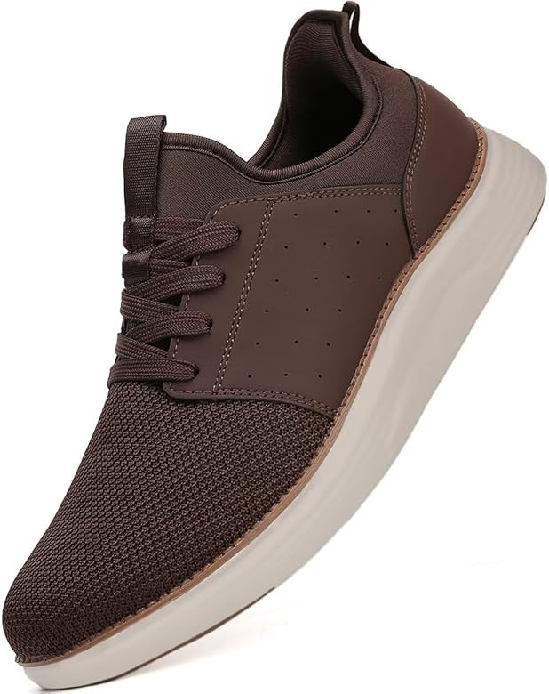 Men Casual Dress Shoes Hands Free Slip On Fashion Sneakers Lightweight Breathable Walking Shoes G... | Amazon (US)