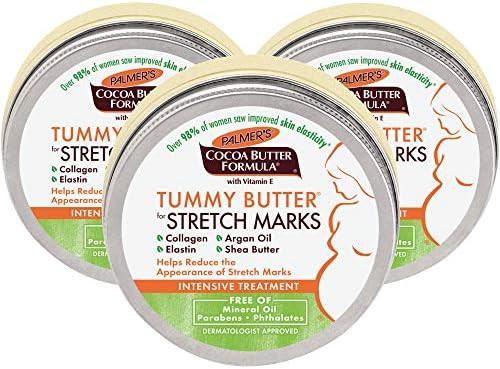 Palmer's Cocoa Butter Formula Tummy Butter Balm for Stretch Marks & Pregnancy Skin Care | 4.4 Oun... | Amazon (US)