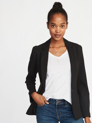 Classic Ponte-Knit Blazer for Women | Old Navy US