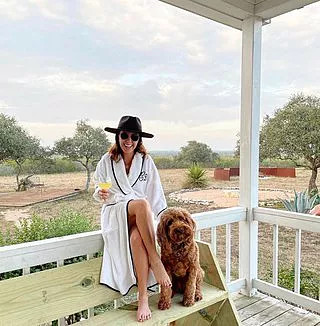 Women's Long White Robe | Weezie Towels