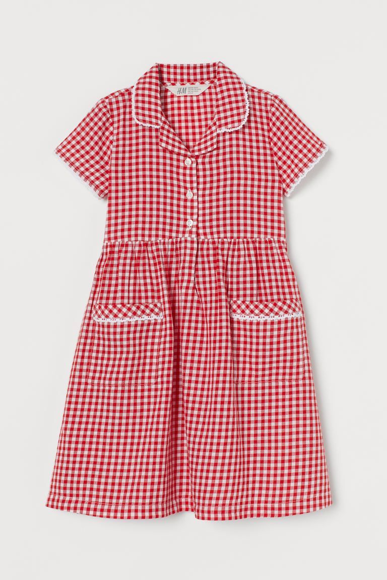 Checked Cotton Dress | H&M (US + CA)