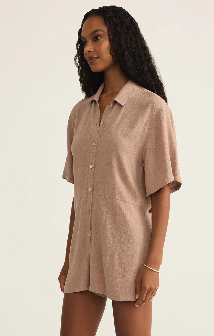 Marcell Button Up Romper | Z Supply