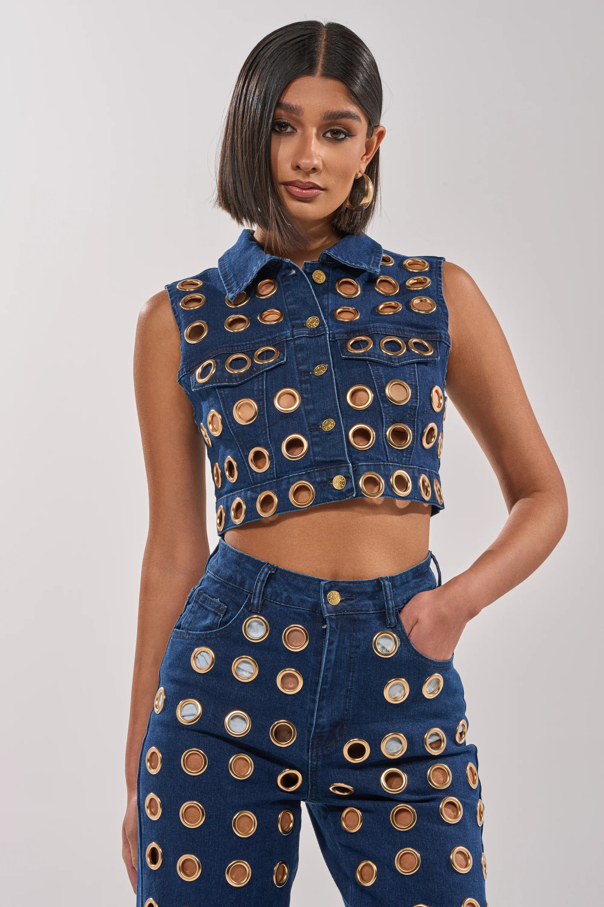 SEE THROUGH ME BUTTON DOWN | AKIRA