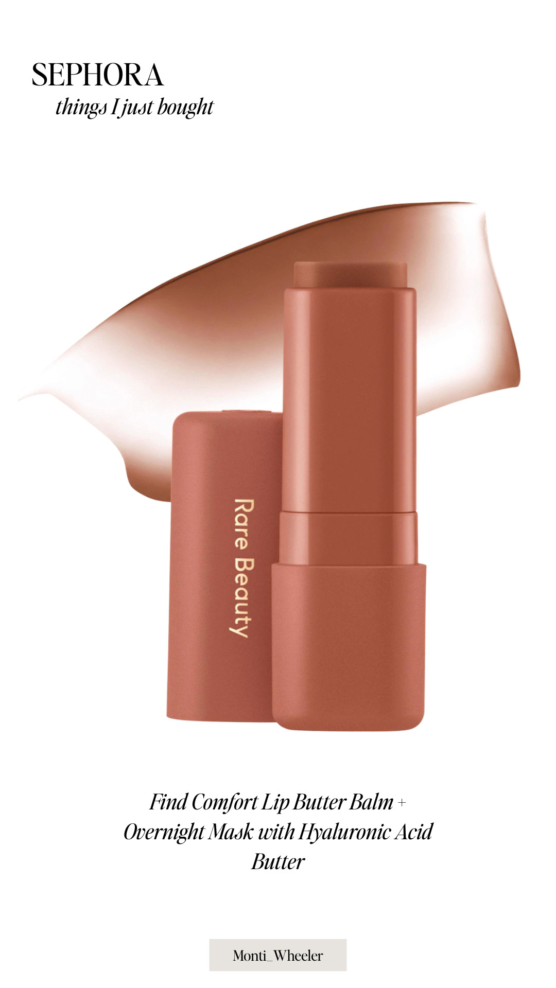 Find Comfort Lip Butter Balm + Overnight Mask with Hyaluronic Acid Butter 

 #LTKselfcare #LTKFindsUnder50 #LTKBeauty