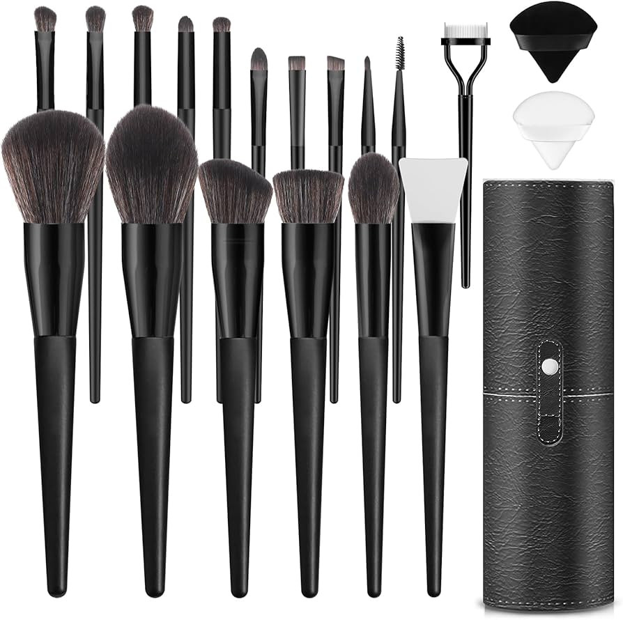 Professional Makeup Brush Set, LUXBRU 20PCs Makeup Brushes with Foundation Eyebrow Blending Conce... | Amazon (US)