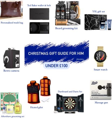 Christmas gift ideas for him 💙

All gifts are under £100 🎁
-
Gifts for friends, boyfriend, brother, dad, husbsnd, nephew and grandad 👨🏻‍🦰👴🏾👱🏻‍♂️👨🏿‍🦱🧔🏻‍♂️
