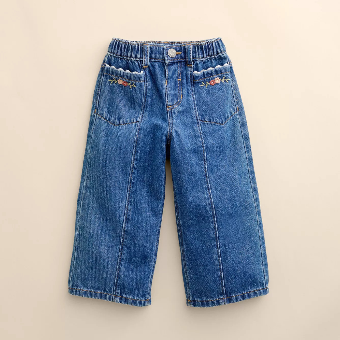 Girls 4-12 Little Co. by Lauren Conrad Organic Front Seam Wide Leg Pants | Kohl's