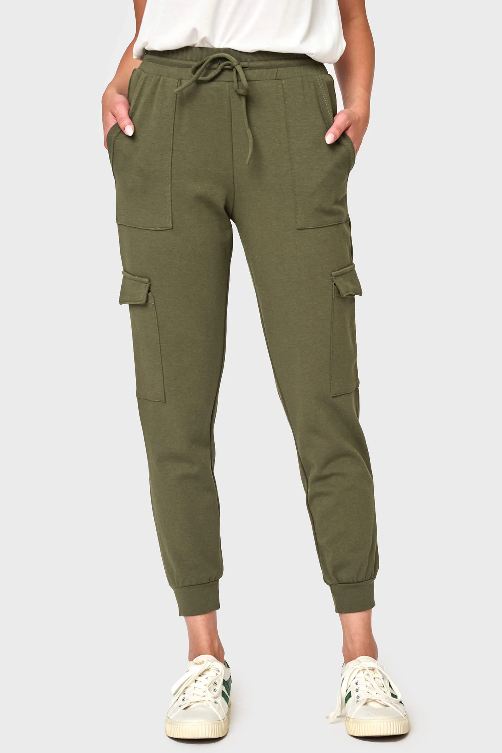 Essential Soft Ponte Cargo Jogger | Gibson