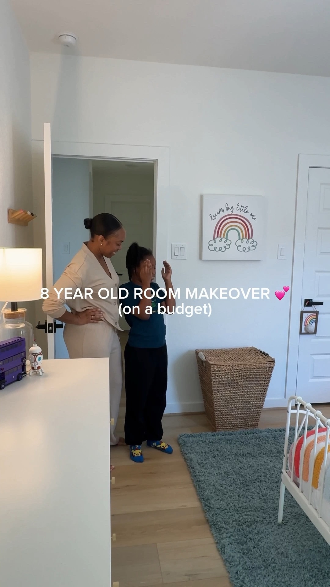 Her little “big girl” glow up 🥹💕 When I started refreshing her room, I had to remind myself that this wasn’t about creating the perfect Pinterest aesthetic. It was about protecting the essence of who she is.

She’s colorful. She’s curious. She’s a reader. She builds Pokémon Legos and tapes Post-it notes to her wall. I didn’t want to erase that in exchange for something trendy or “perfect.” I just wanted to elevate what was already there.

So we kept the joy. We kept the books. We kept the personality. We just made a little more room for her to keep growing into it✨

Her room should feel like her safe place- not a showroom. And I’m so proud of how it still feels completely, unapologetically Valerie. 

#LTKfamily #LTKkids #LTKhome