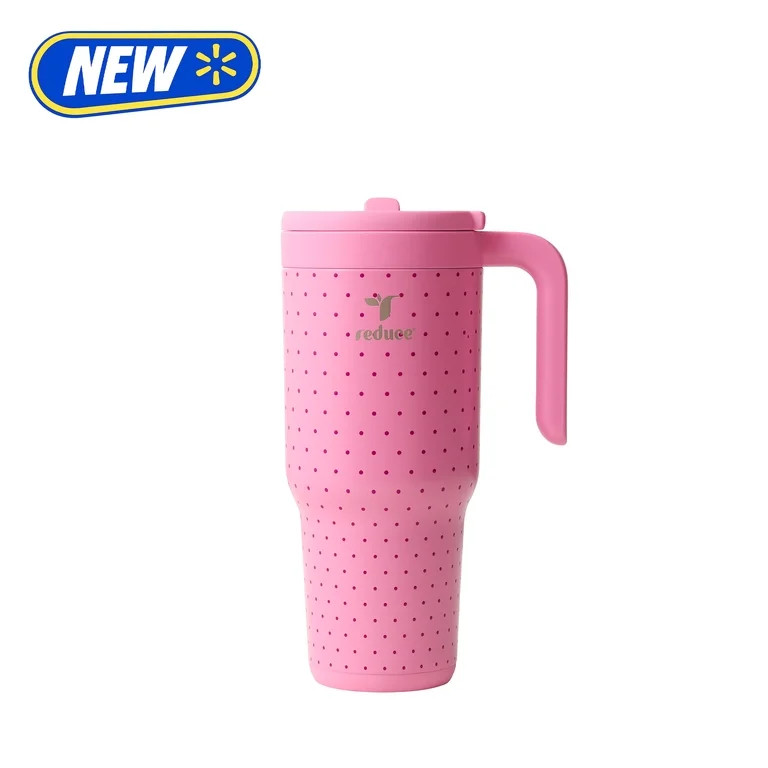 Reduce 34oz Chiller Go Travel Tumbler with Travel Handle, Lid & Flip Up Straw, Insulated Stainles... | Walmart (US)