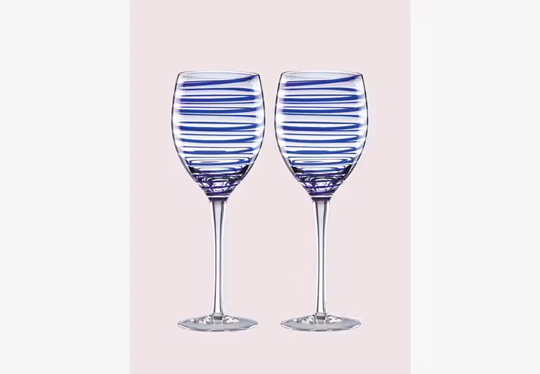 Charlotte Street Wine Glass Pair | Kate Spade (US)